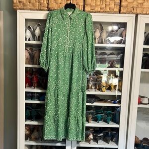Max Studio Green Floral Maxi Dress